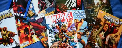 漫画行业2026年秋季趋势报告封面，展示国漫崛起数据图表与热门题材分布饼图